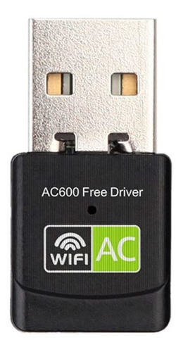 Imagen 2 de 4 de Receptor Usb Wifi Dongle 5.8ghz Pc Notebook 600 Mbps P7 H9