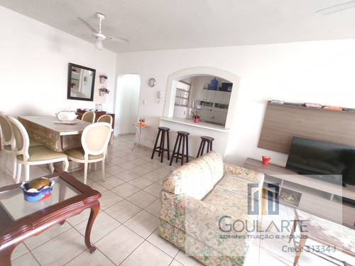 Imagem 6 de 30 de Apartamento Com 2 Dormitórios + Dormitório De Serviço À Apenas 300 Metros Do Mar Na Pitangueiras - Guarujá - 3341
