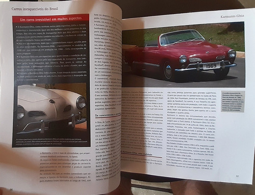 Revista Coleção Carros Inesquecíveis Do Br Karman-ghia 1962 (Usado)