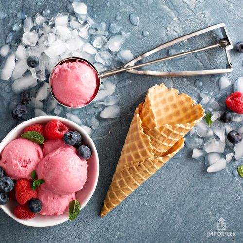 . Cuchara Servidor Bolas Helado Nieve Acero Inoxidable Hogar