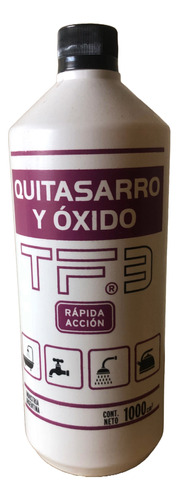 Pack 6u Quitasarro Y Oxido De Rapida Accion 1000 Ml Tf3 