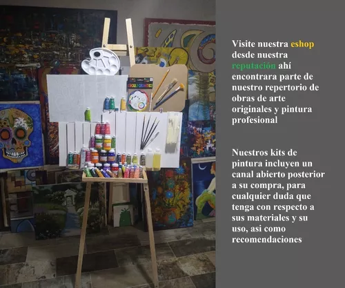 Kit Básico De Pintura Al Oleo, Retrato y Arte, Héctor Chavelas, El  caballete de Héctor 