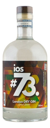 Gin Ios 73 London Dry Rio Do Engenho 750ml