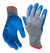 Comprar Guantes De Tela Y Goma Obra ; Construcción Reforzado Pf