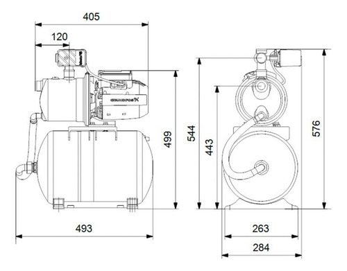 Bomba Presurizadora Grundfos Jp 3-42 Pt-h (Usado)