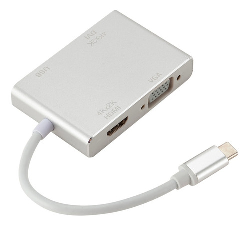 Novo Cabo Usb 3.1 Tipo C Para Usb-c 4k Hdmi Vga Dvi Hub