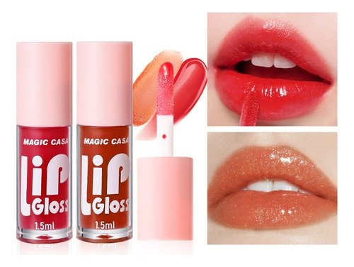 Set De 6 Aceites Para Labios Lip Glow Oil Gloss Hidratante