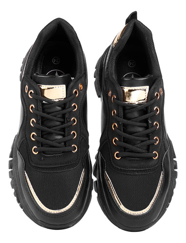 Tenis Mujer Casual Negro Torrente 14704211