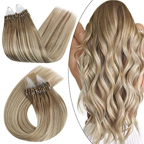 Ugeat Micro Loop Extensiones De Pelo Humano 24 1r8fj