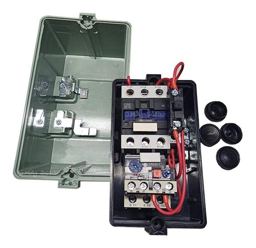 Imagem 3 de 7 de Chave Magnética Partida 10cv 10hp Monofásica Trifásica 220v