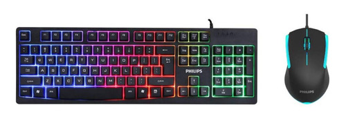 Kit Gamer 2 En 1 Teclado + Mouse Philips