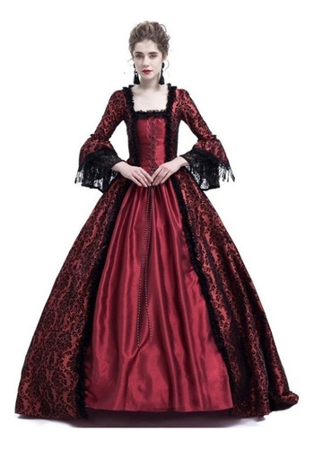 Vestido Medieval Para Mujer Princesa Victoriana Vestidos D