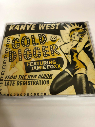 Cd Single Kanye West Gold Digger