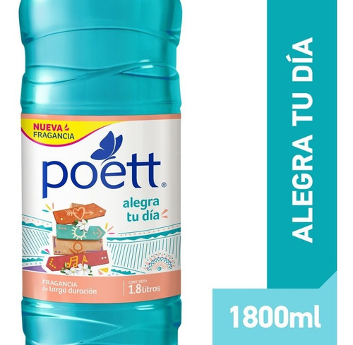 Limpiador De Pisos Poett Alegra Tu Día 1,8 L