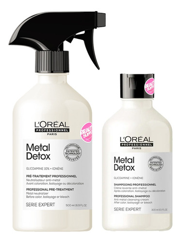 Kit De Shampoo Y Tratamiento Metal Detox Loreal
