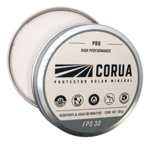 Protector Solar Mineral Corua  Fps 30 - 100g