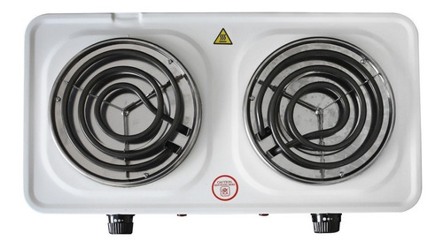 Parrilla eléctrica Mayware HY2000A blanca 120V