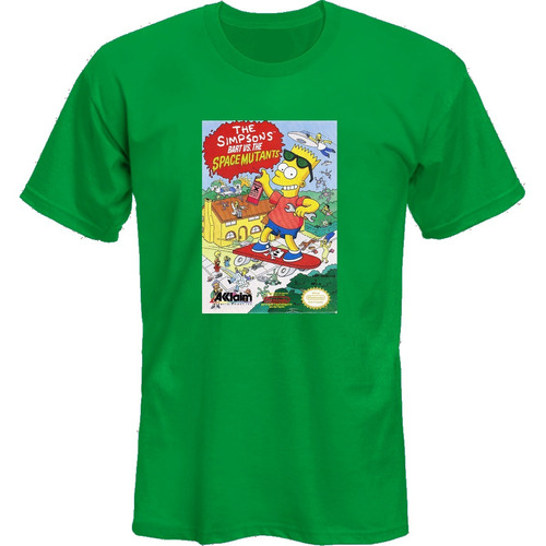 Remeras Simpsons Bart Space Mutants Sega Nes *mr Korneforos*