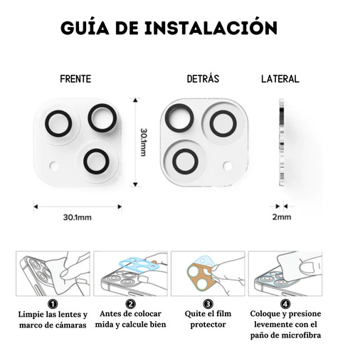 Vidrio Templado Camara Ringke Para iPhone 14 Plus Pro Max
