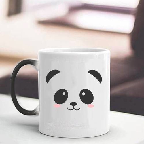 4 Tazas Termicas Magicas Oso Panda Diferentes Diseños Regalo