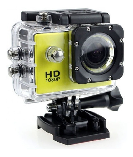 Imagen 1 de 1 de Videocamara Camara De Acción 1080p Full Hd Mini H.264 Amaril