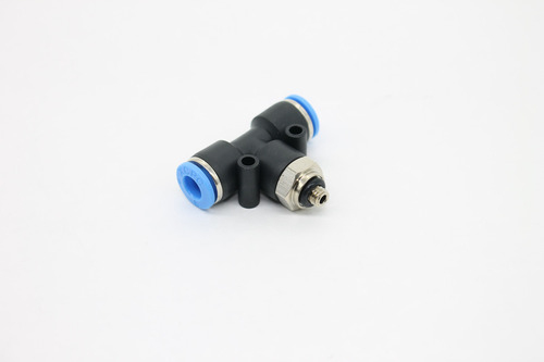 Conector Rapido Racor Qsmt-m5 En T Rosca 5mm Manguera 6mm