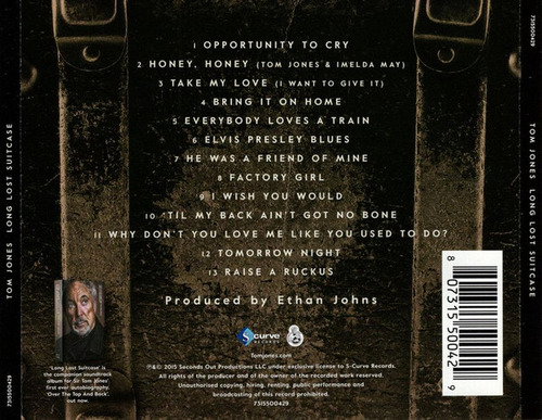 Cd Long Lost Suitcase (tom Jones) Estándar