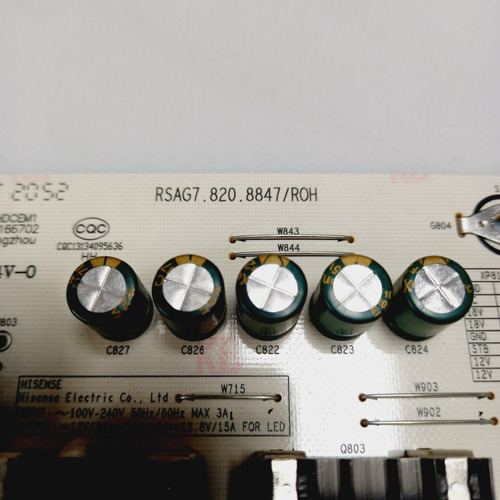 Tarjeta Fuente Para Pantalla Hisense Modelo 65u6g (Usado)