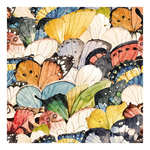 Haokhome 93133 - Papel Tapiz De Mariposa Vintage Para Bao, C