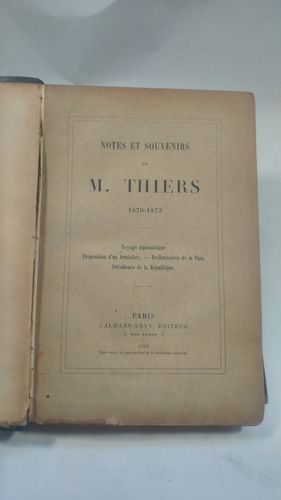 Notes Et Souvenirs. 1870-1873. 
