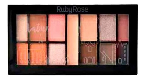 Mini Kit De Sombras Natural Ruby Rose O - g a $1108