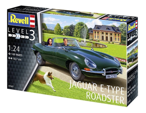 Maqueta Jaguar E-type Roadster - Escala 1/24 Revell 07687