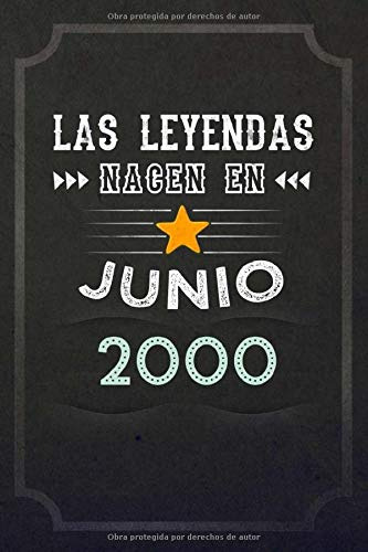 Las Leyendas Nacen En Junio 2000: Regalo De Cumpleaños Nacid