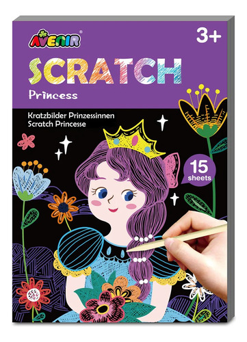 Láminas Para Raspar Scratch Princesas Avenir