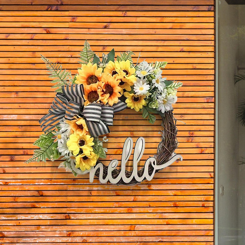 Corona De Primavera Y Verano, Corona De Boda, Corona De