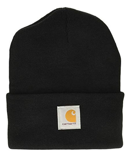 Gorro De Punto Con Puños Carhartt Para Hombre, Negro, Talla 