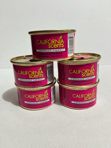 Aromatizante California Scents Cherry Coronado 5 Pzas 