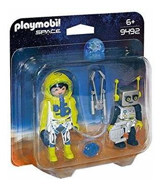 Playmobil - Misión Mars: Astronauta Y Paquete De Dúo Q8npu