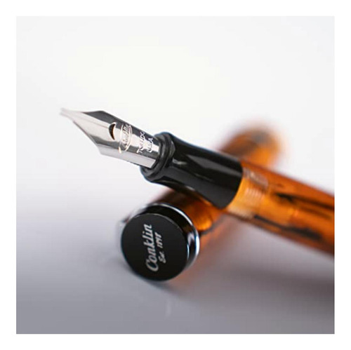 Conklin Duragraph Amber Fountain Pen, Med Nib (ck71342)