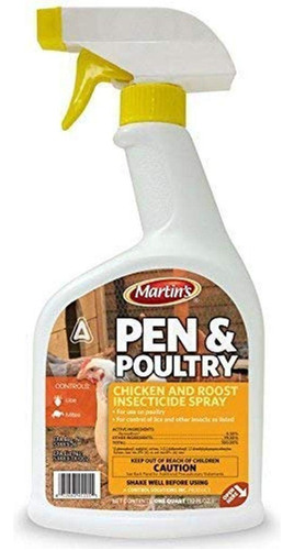 Martin's 825686 S Pen - Espray Insecticida Para Aves De Corr