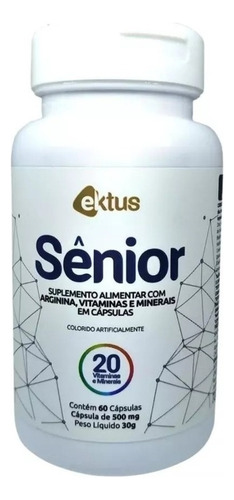 Suplemento em cápsulas Ektus  Sênior vitaminas Sênior