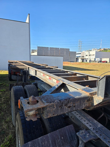Carreta Porta Container E Cavalo Mecânico Scania
