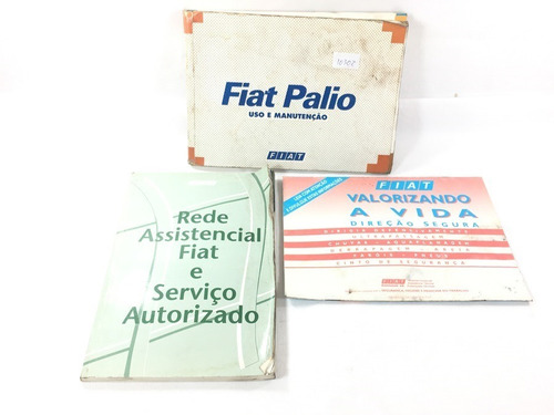 Manual Proprietário  Fiat Palio 1997  3 Livros M10302
