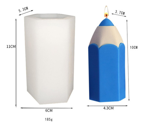 De Silicona Para Velas En Lápiz, Para Decoración De