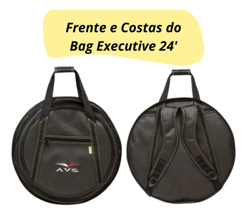 Semicase Bag Prato 24' Polegadas C/ 3 Divisão Profissional