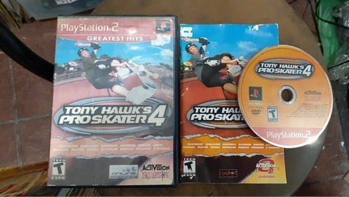 Video Juego Tony Hawk's 4 Para Consola Ps2