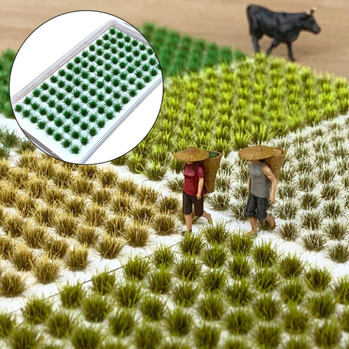 Nuevo Diseño De Diorama Modelo De Mechón De Hierba For
