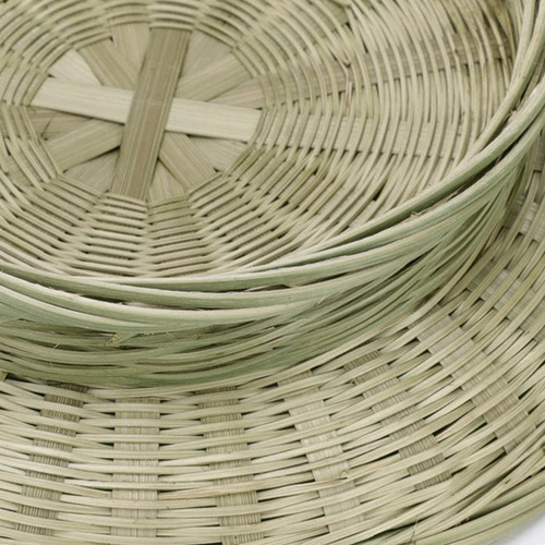 Cesta De Bambú Con Base De Pierna Alta Irrompible Para