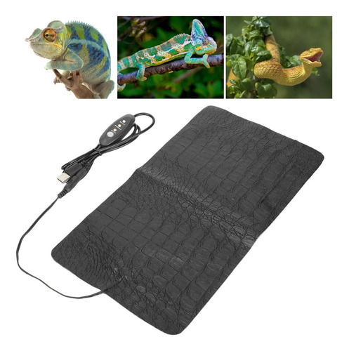 Plato Térmico Para Terrario De Reptiles 32x18cm