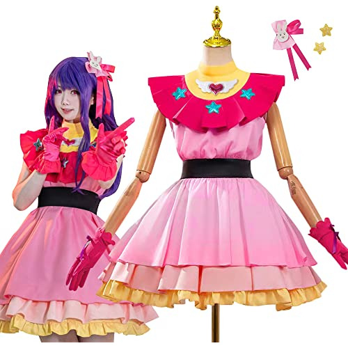 Disfraz De Cosplay De Hoshino Ai, Conjunto De Ropa De N...